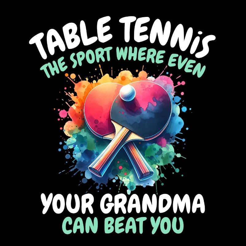 Lustiger Table Tennis Spruch