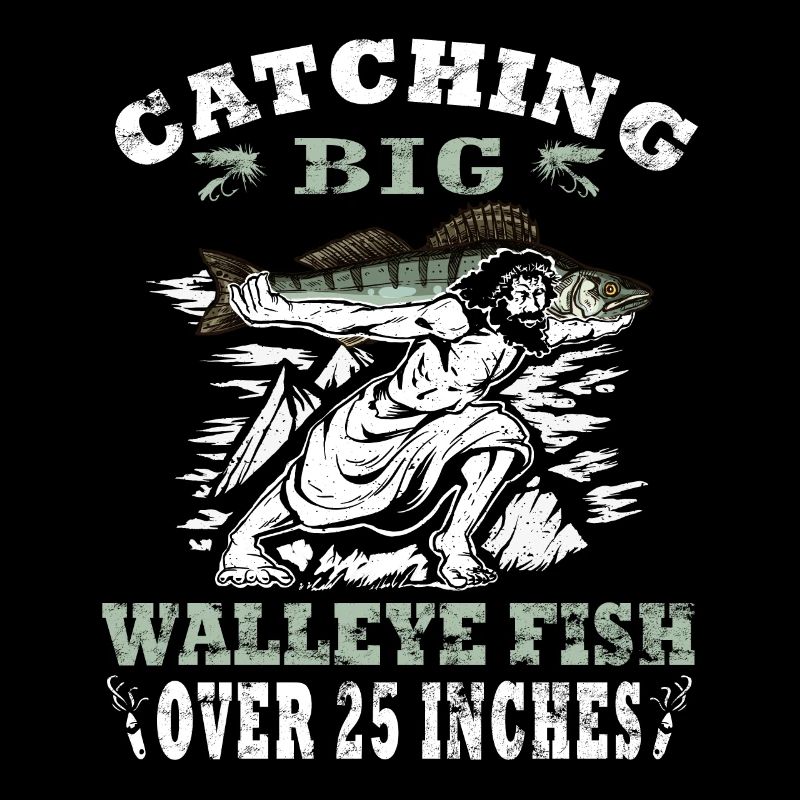 Catching pikeperch fish - pikeperch hunters