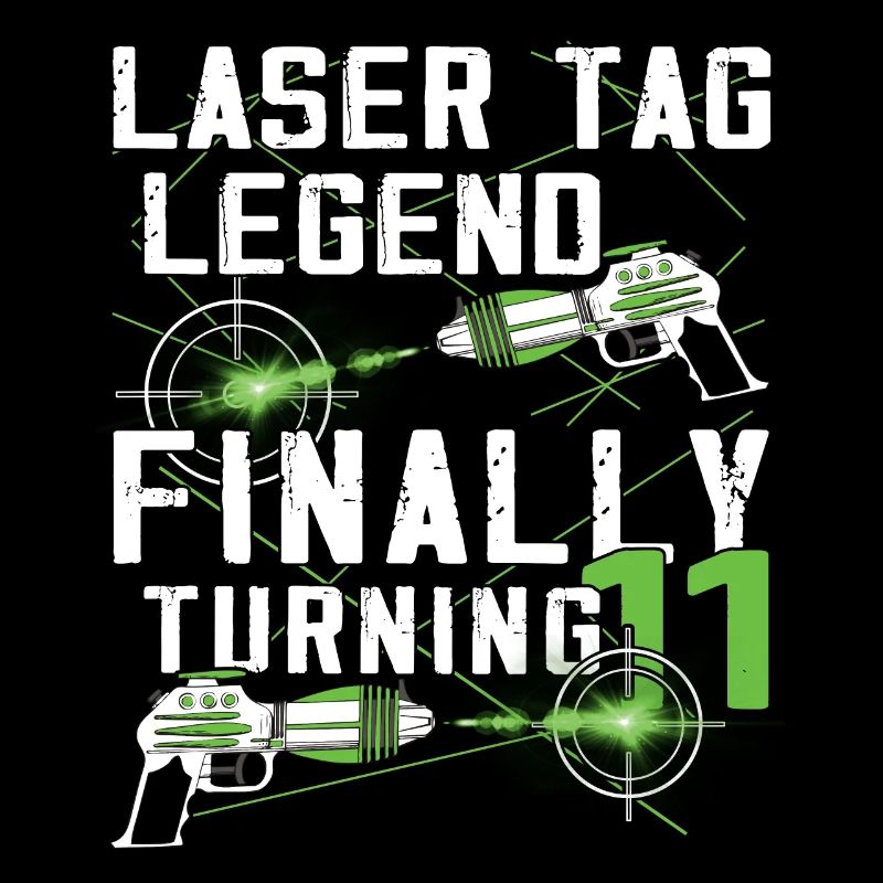Finally 11 years old – laser tag birthday