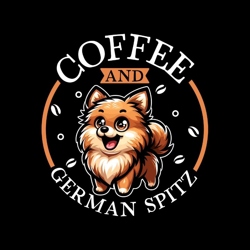 Coffee and German Spitz