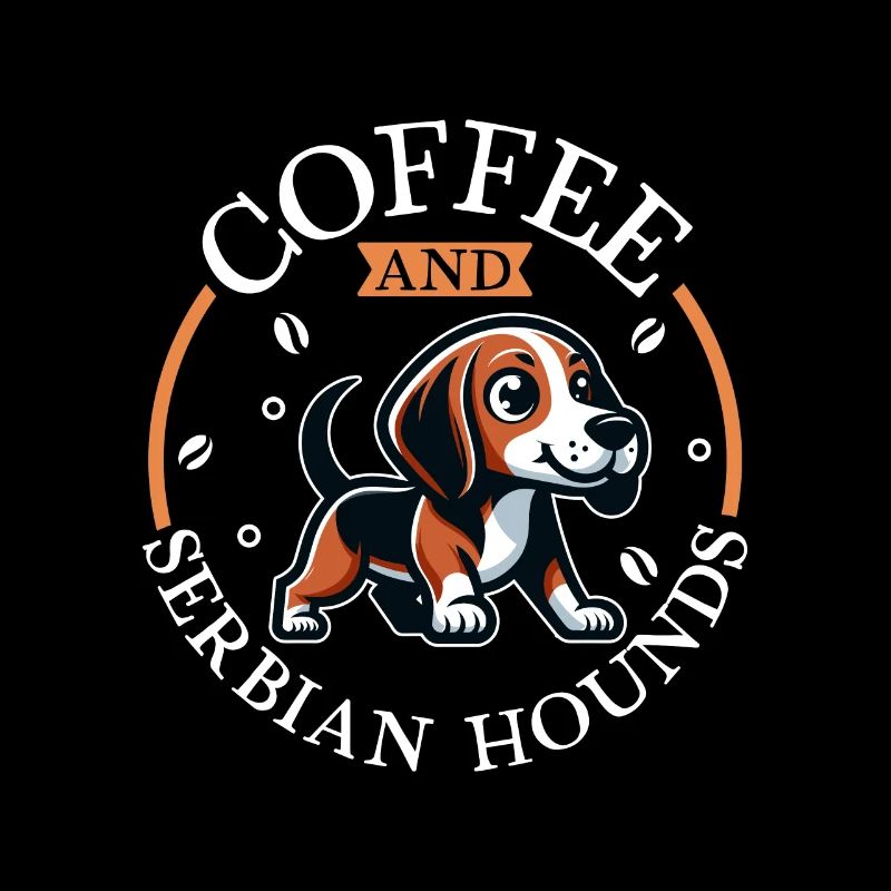 Café et lévrier serbe