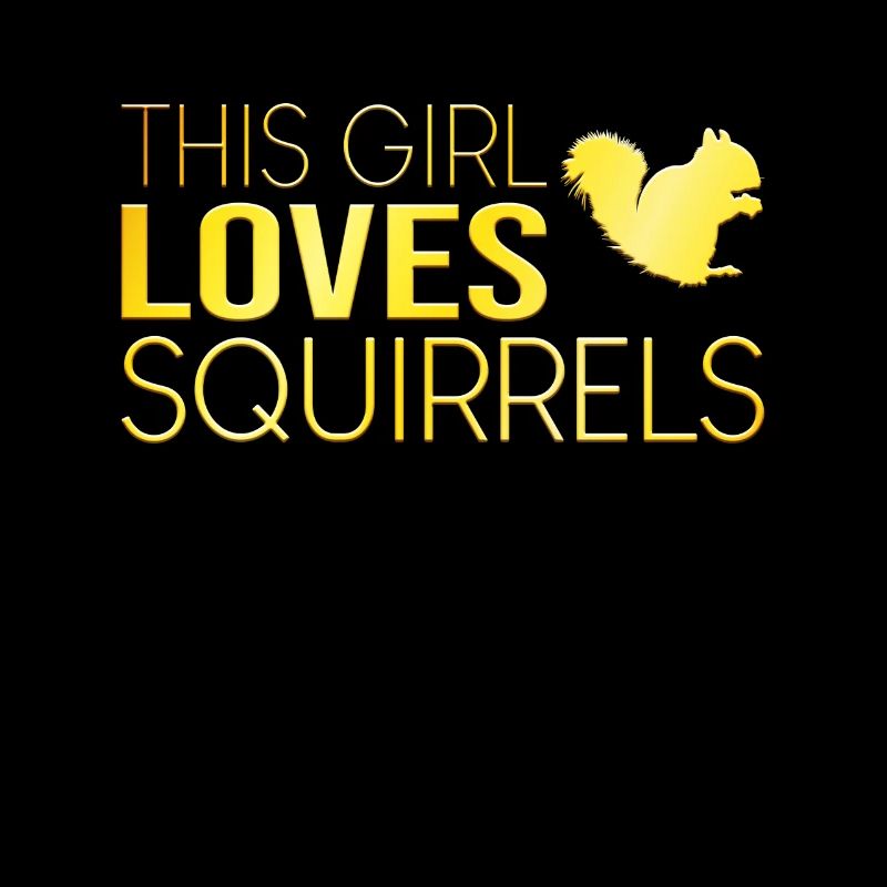 This girl loves squirrels