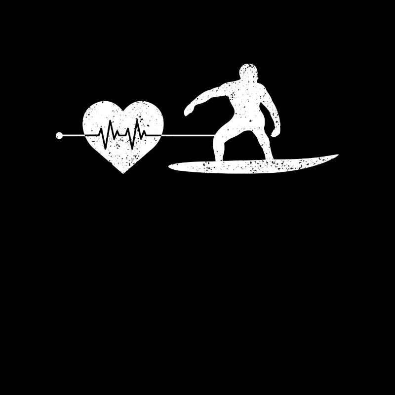 Rythme cardiaque de surf