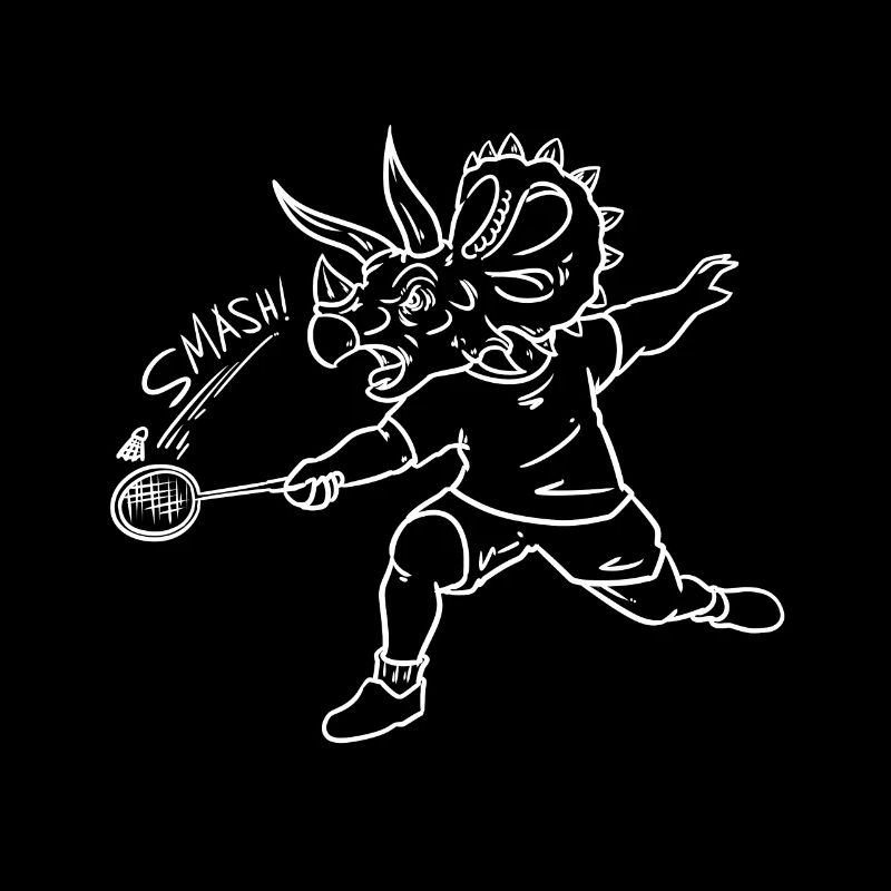 Triceratops badminton