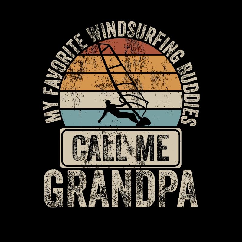 Windurfing Opa Windurfer Windsurf Surfen