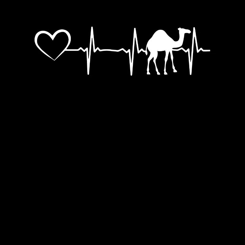 Camel Heartline Heart Camel Dromedary Camel Heartb