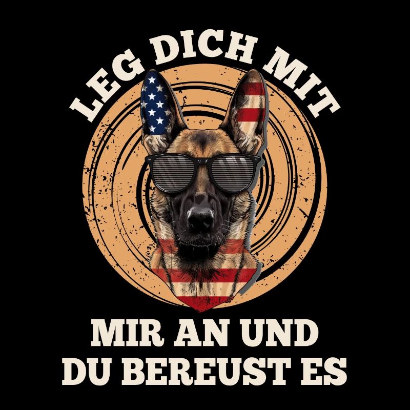 Malinois LEG DICH MIT MIR AN UND DU BEREUST ES