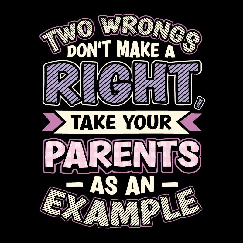 Two injustices do not make a right.