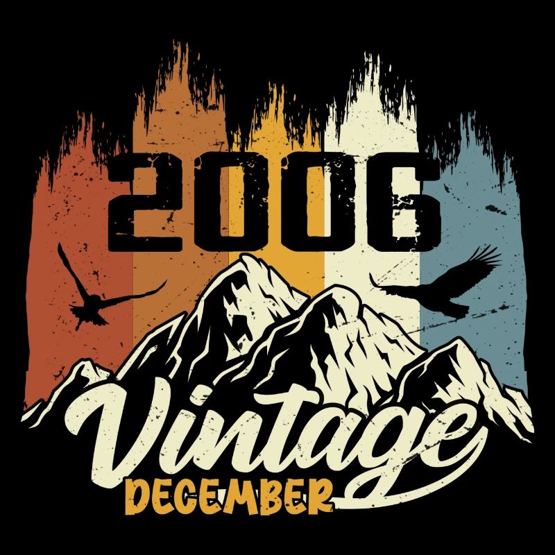 Geburtstagsgeschenk geboren im Dezember 2006