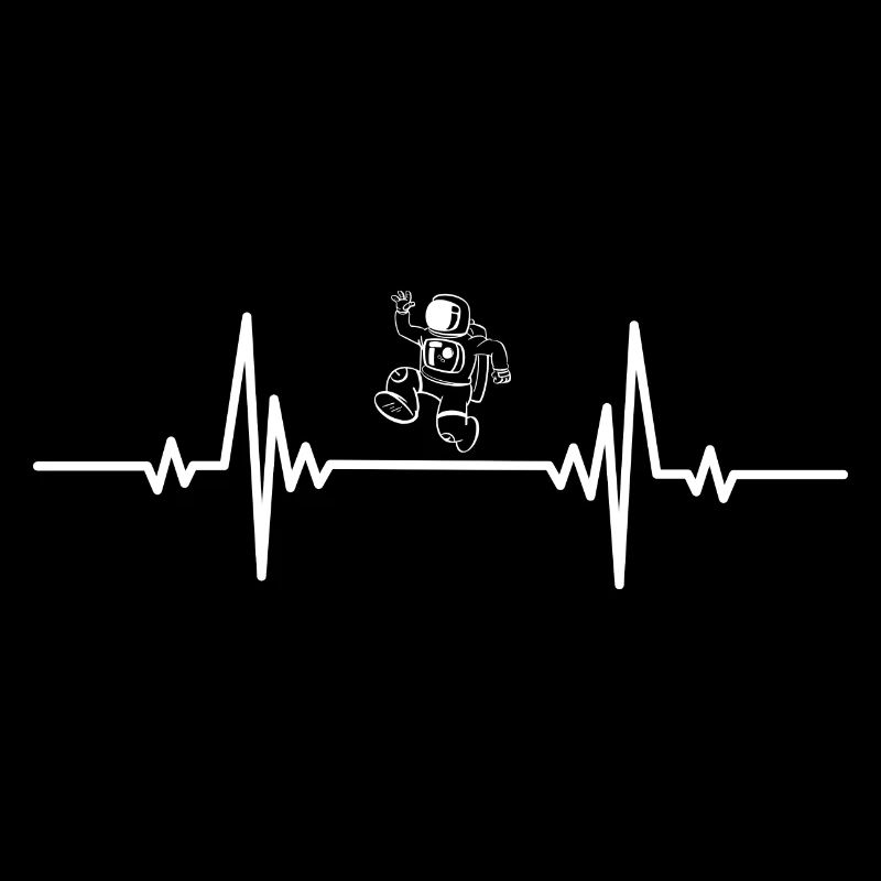 Heartbeat springender Raumfahrer
