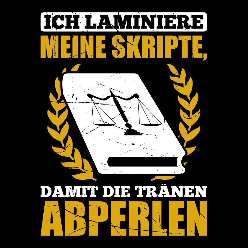 Ich Laminiere Skripte, Damit Die Tränen Abperlen