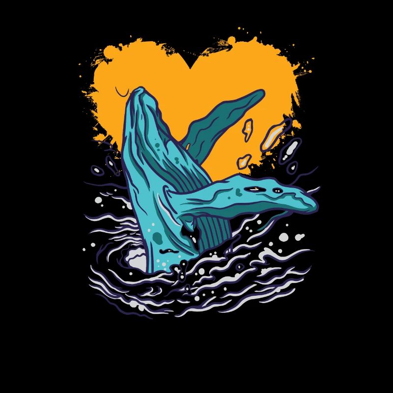 Wal-liebe-ozean-tier