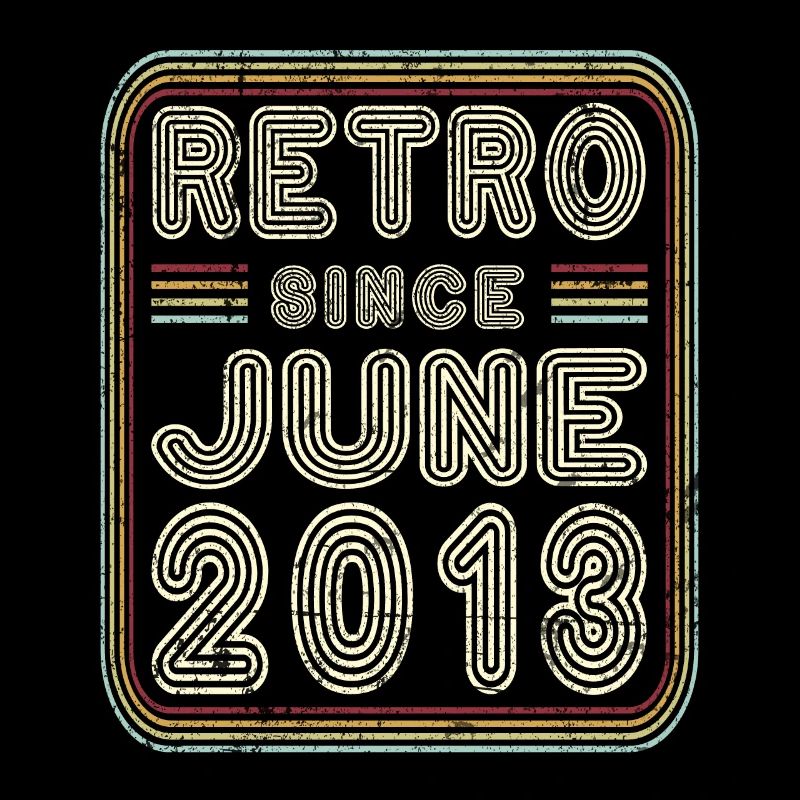 Birthday June 2013 Retro Gift