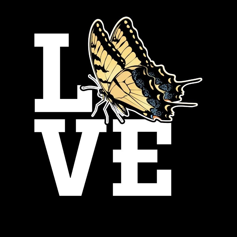 Tiger Swallowtails Sind Eine Mädchen Beste