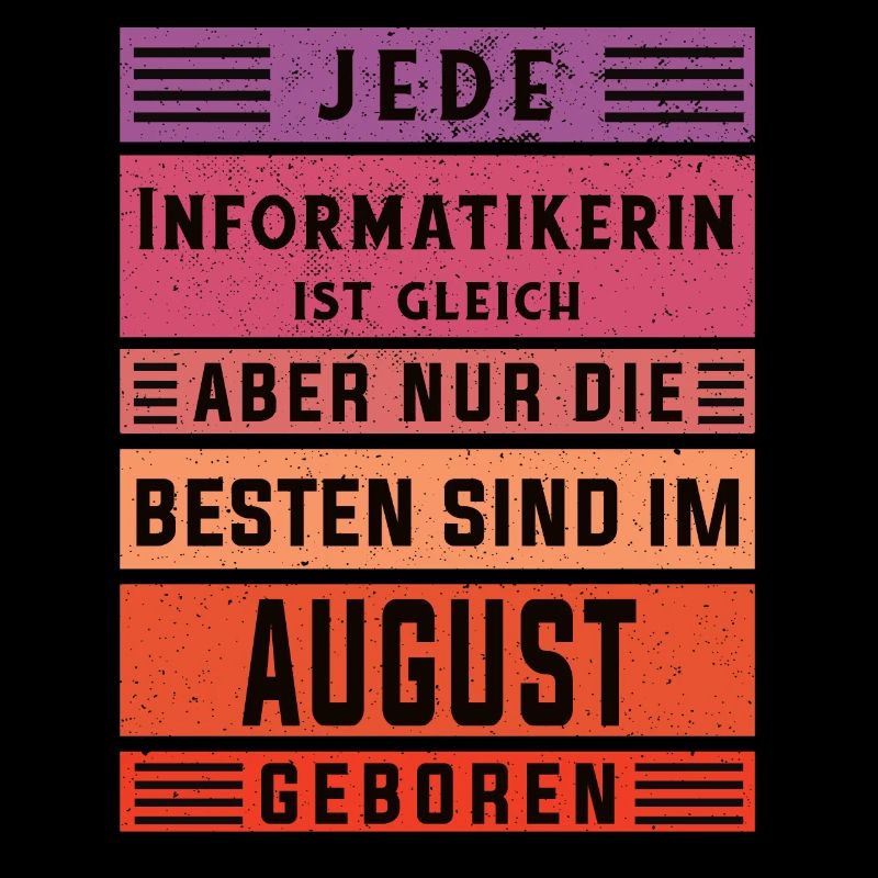Programmierer Geburtstag August geboren