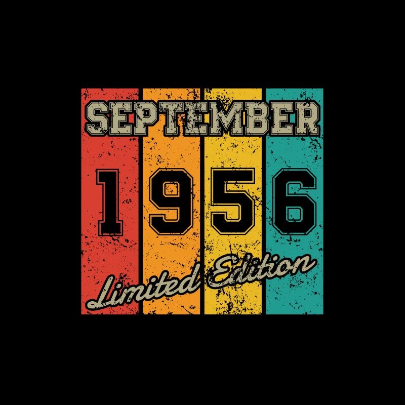 Date de naissance : Septembre 1956 - Édition limitée rétro