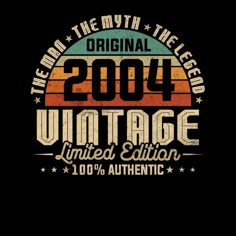 Vintage 2004 Vintage Cadeau D’anniversaire Rétro