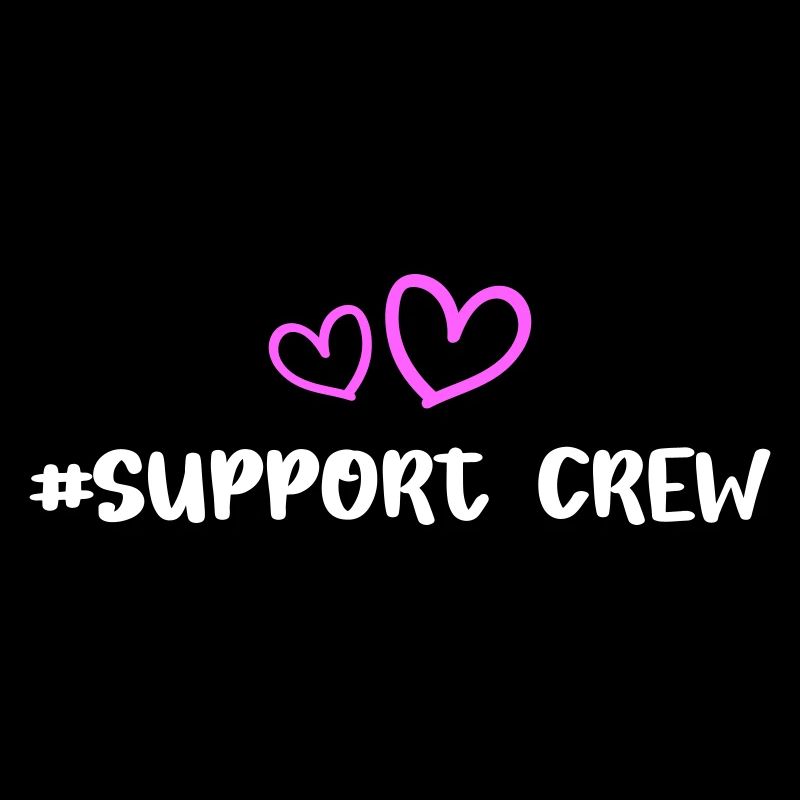 Support Crew Heart Love