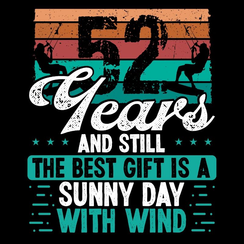 Kitesurfer de 52 ans Kitesurfer 52 Anniversaire