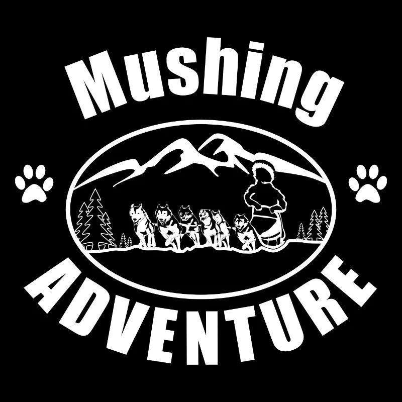 Huskies Mushing