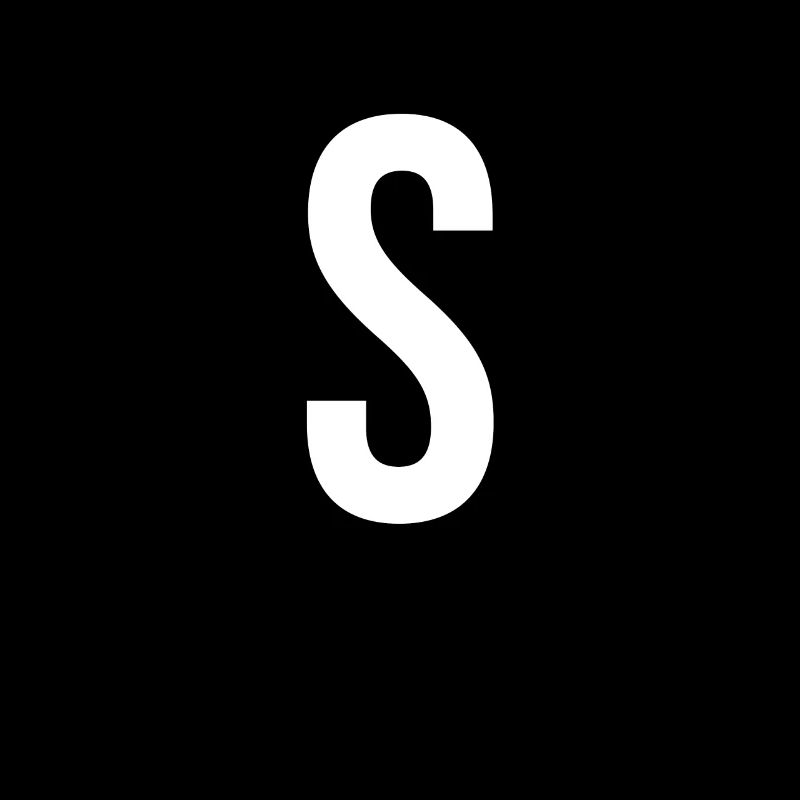 S Buchstabe Zahl Symbol Alphabet Initiale
