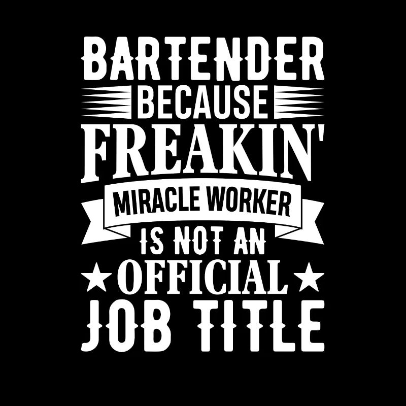 Waitress Bartender Waiter Server