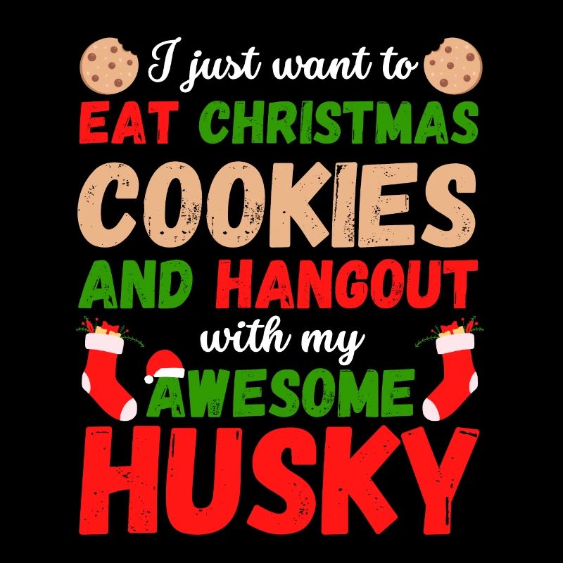 Biscuits Husky de Noël