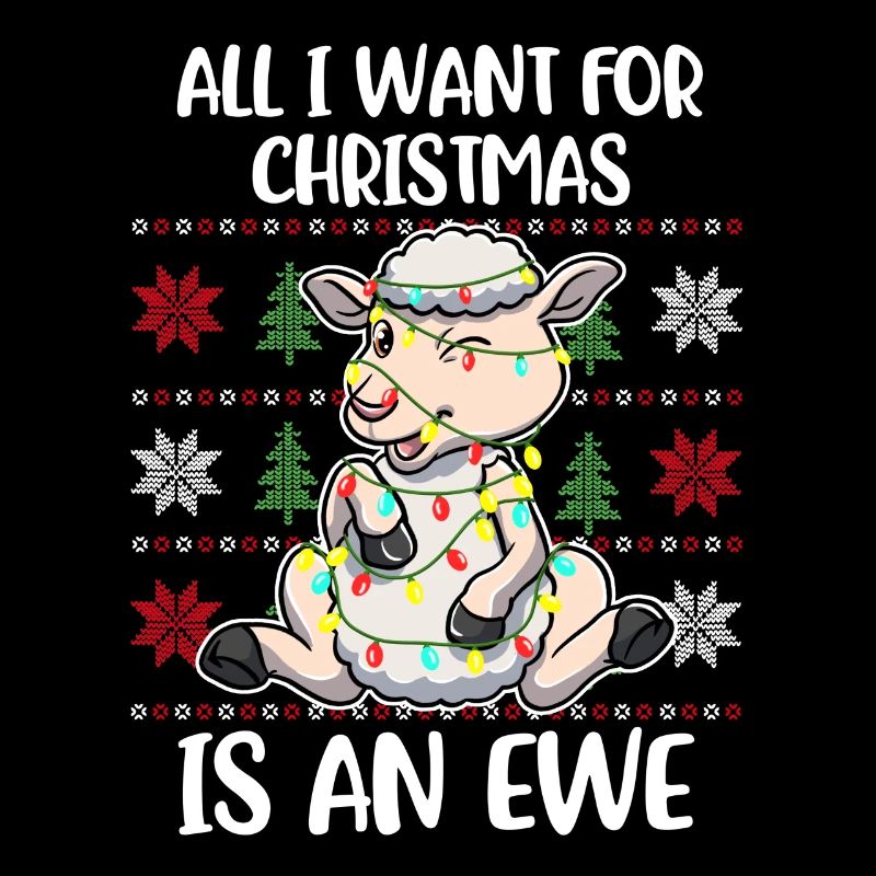 Christmas Ewe Hässlicher Weihnachtspulli Geschenk