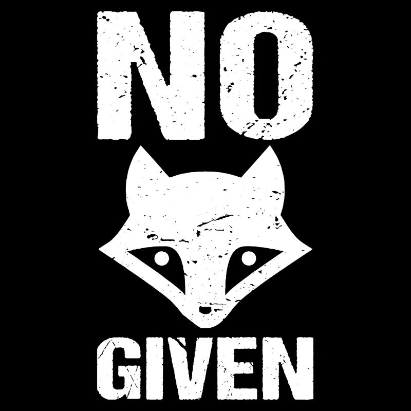 No Fox Given Funny Sayings Fox