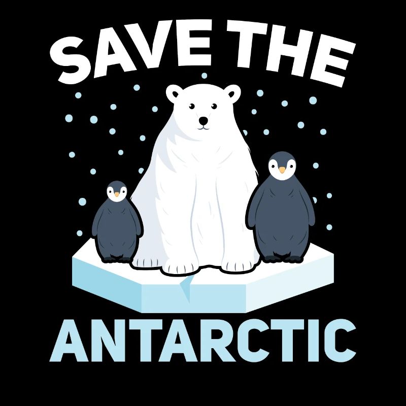 Save The Antarctic Polar Bear Arctic Ice Bear