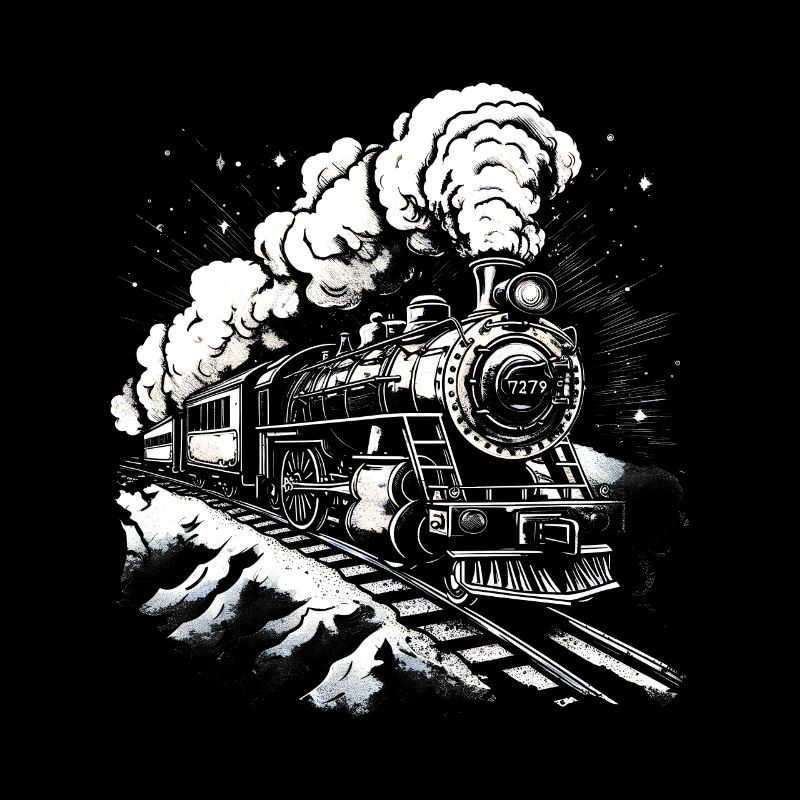 Dampflokomotive Dampflok Eisebahner Geschenk Lok