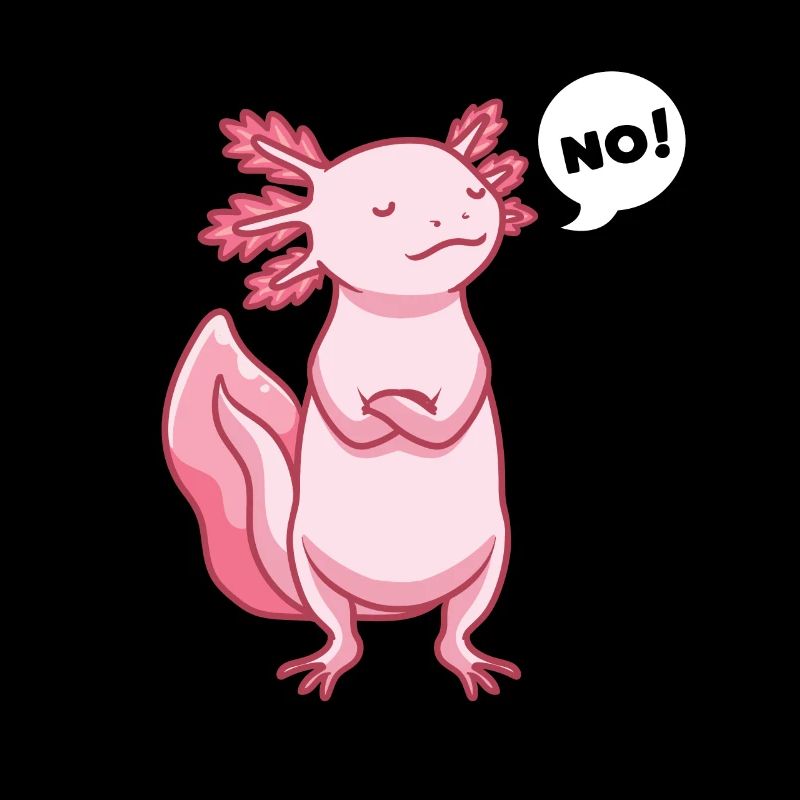 Sturer Axolotl