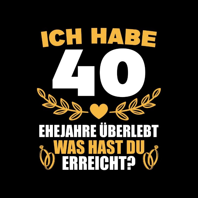 Rubinhochzeit 40. Hochzeitstag Geschenk