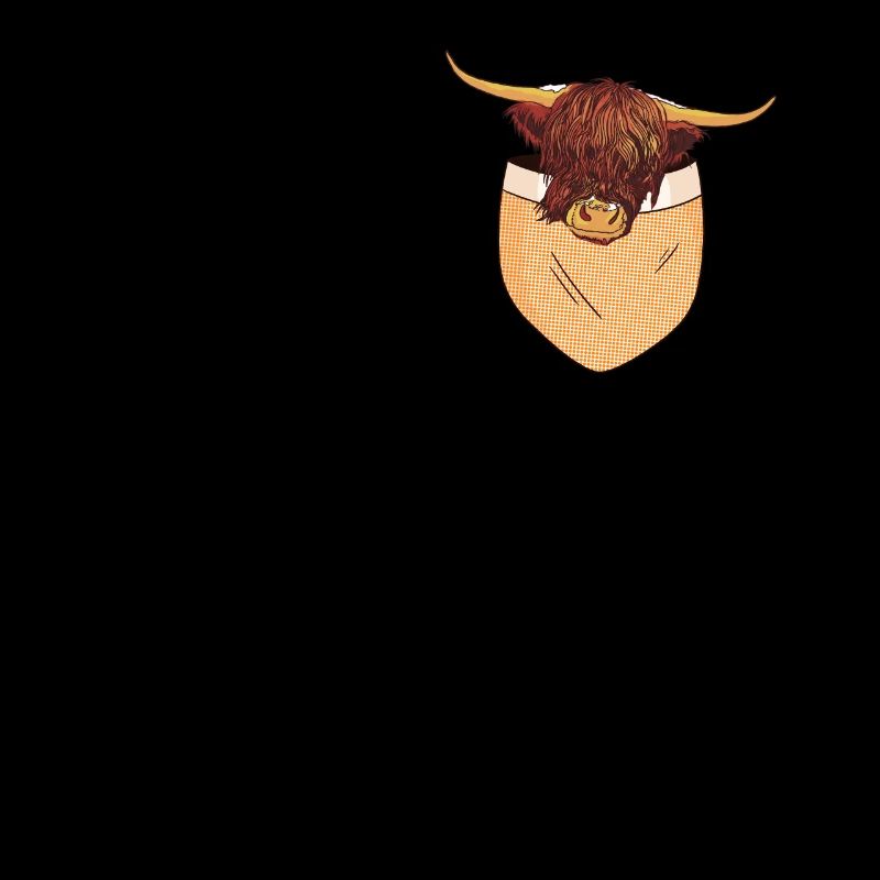 Conception de sacs à vache écossais Highland