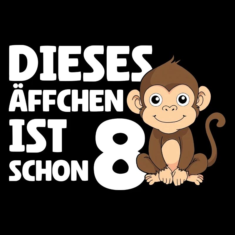 8ème anniversaire 2016 - ce singe a déjà 8 ans