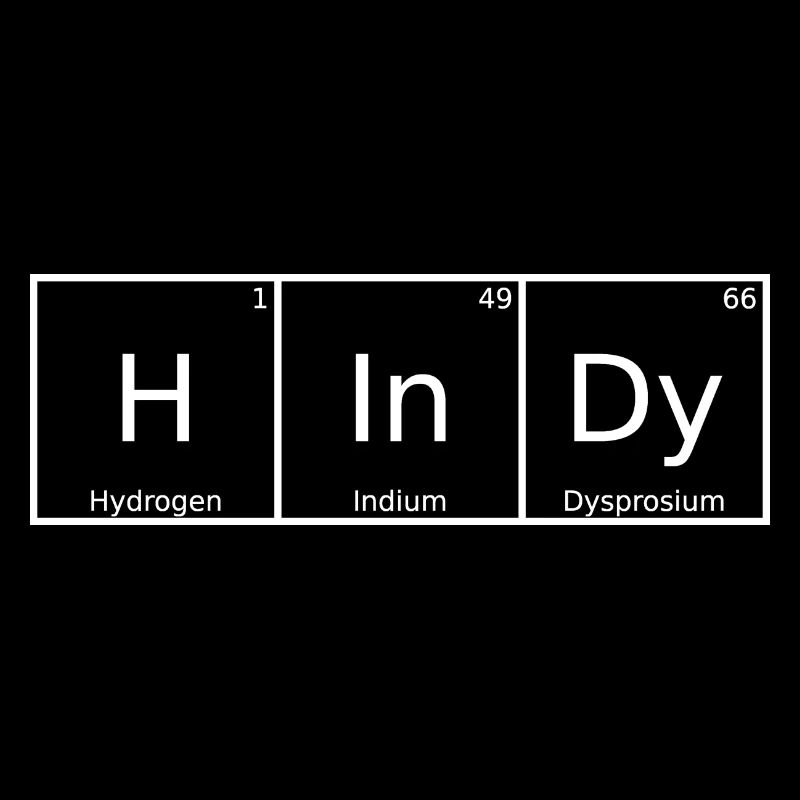 Hindy Name First Name Chemistry Periodic Table Elements