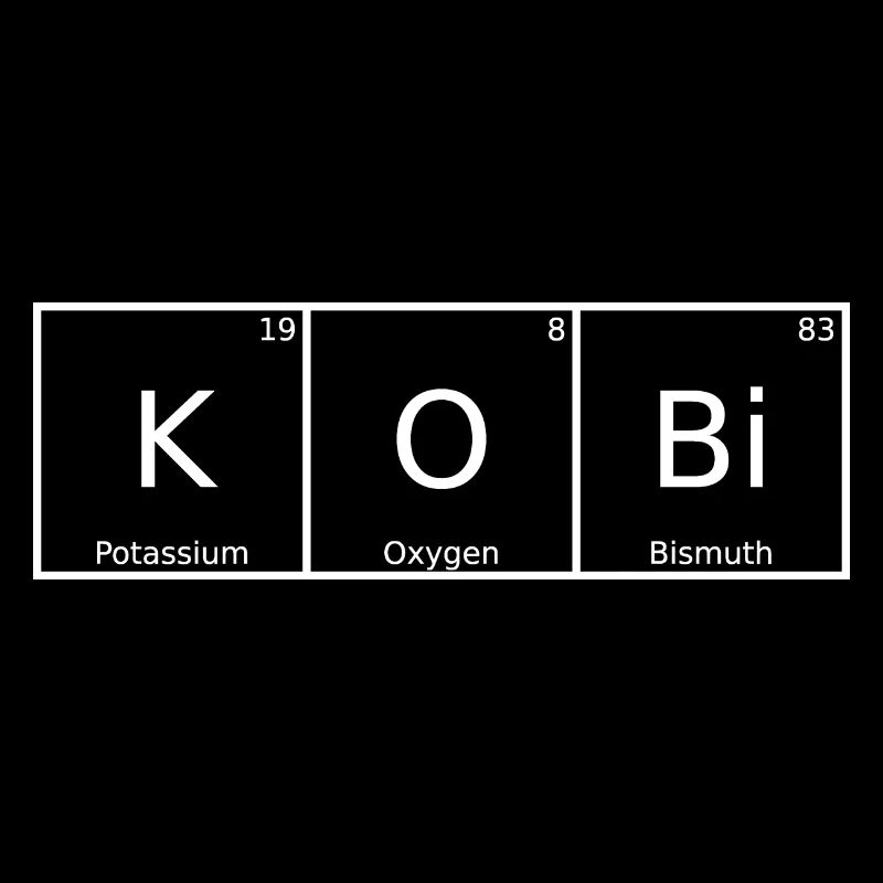 Kobi Nom Prénom Chimie Tableau périodique Éléments