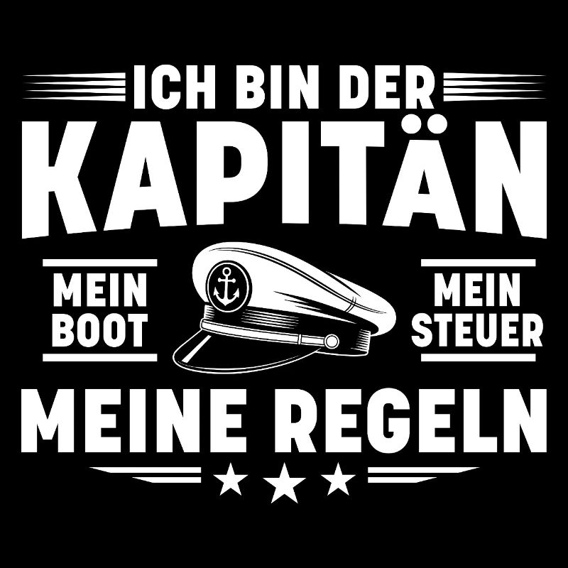 Bootsfahrer Motorboot Kapitän