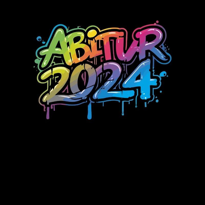 Abitur 2024 Abi Studium Abschlussklasse Graffiti