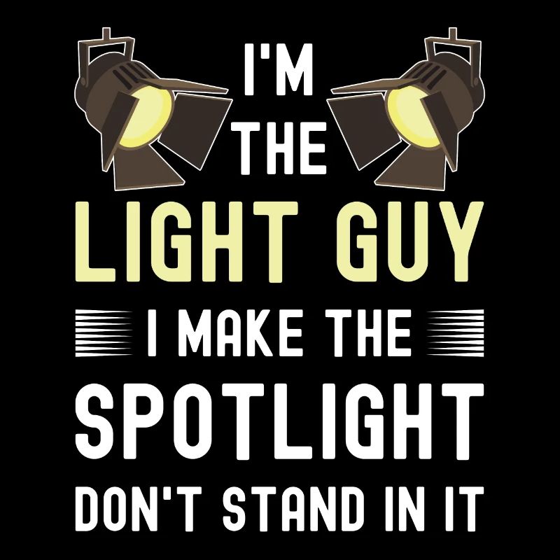 Lustiger Lichttechniker