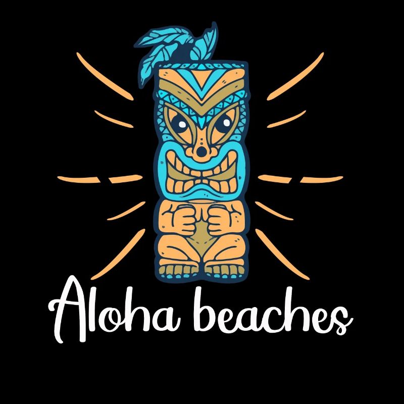 Plages d’Aloha Île tropicale d’été hawaïenne