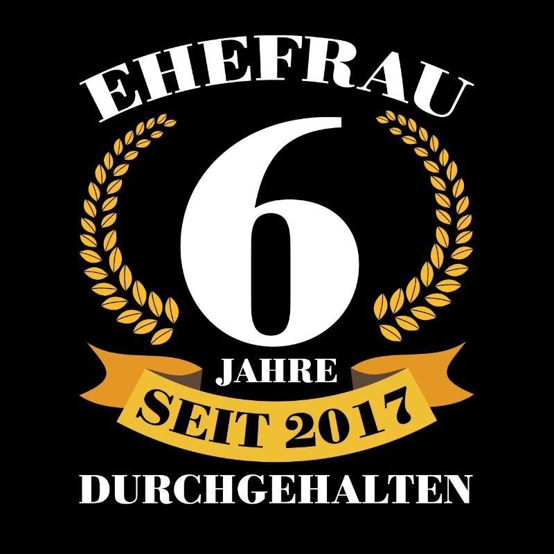 6. Hochzeitstag Ehefrau Zuckerhochzeit Geschenk