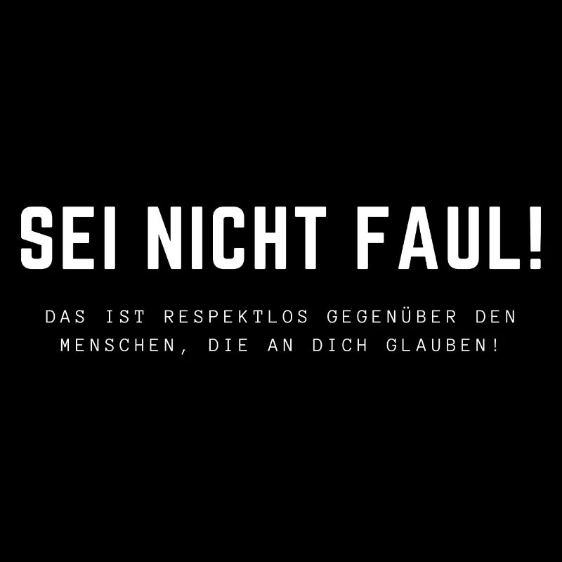 Motivation und Disziplin - sei nicht faul