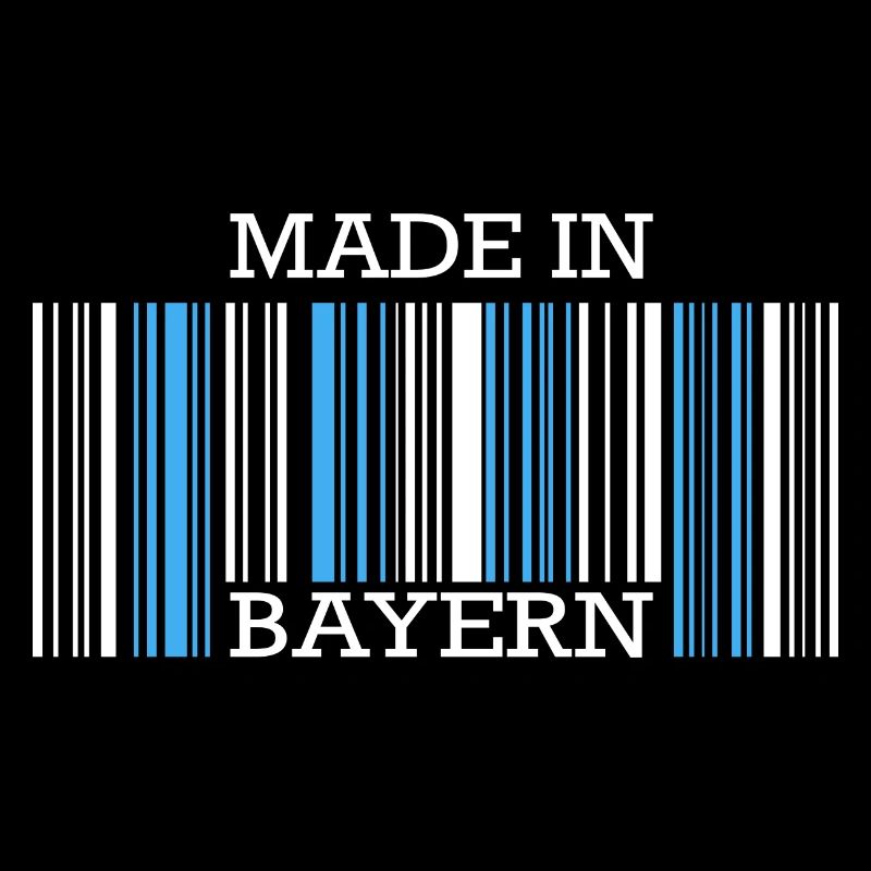 Bayern Strichcode Barcode made in Bayern