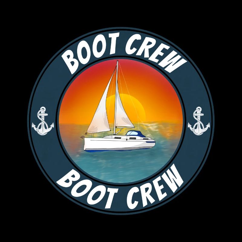 Boot crew Segelboot