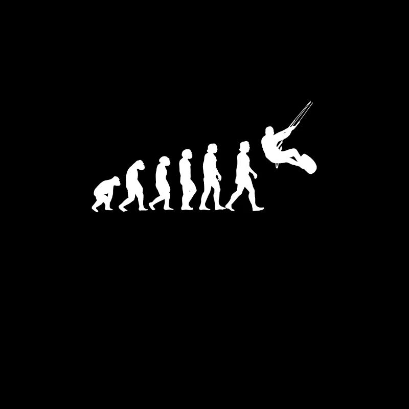 Kitesurfen Evolution. Kitesurfen Kiteboarding