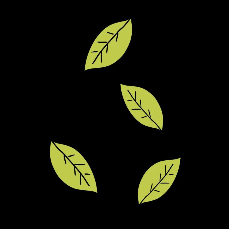 icône à quatre feuilles verte