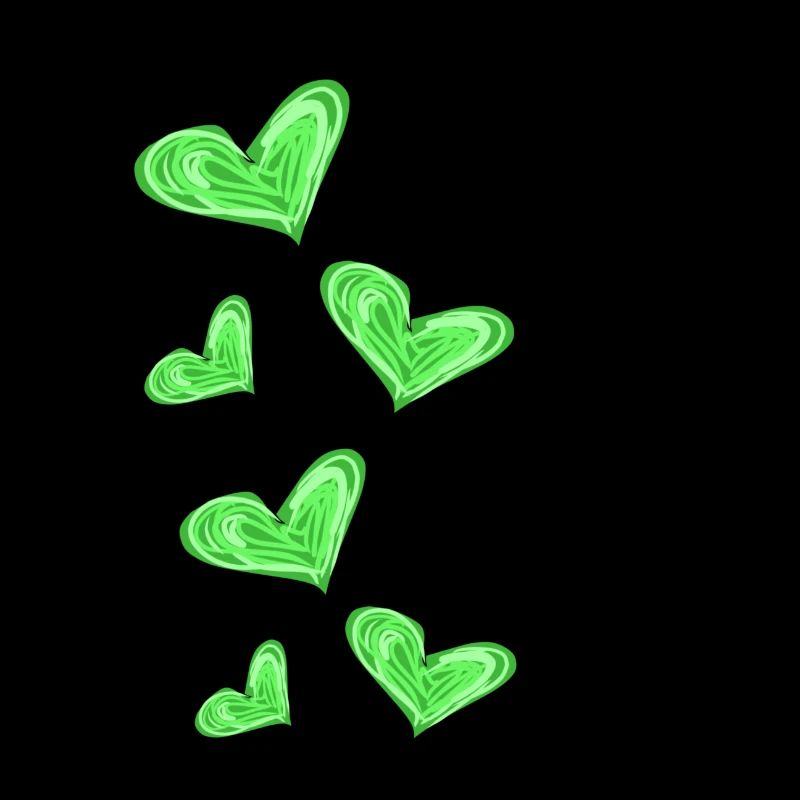 green hearts