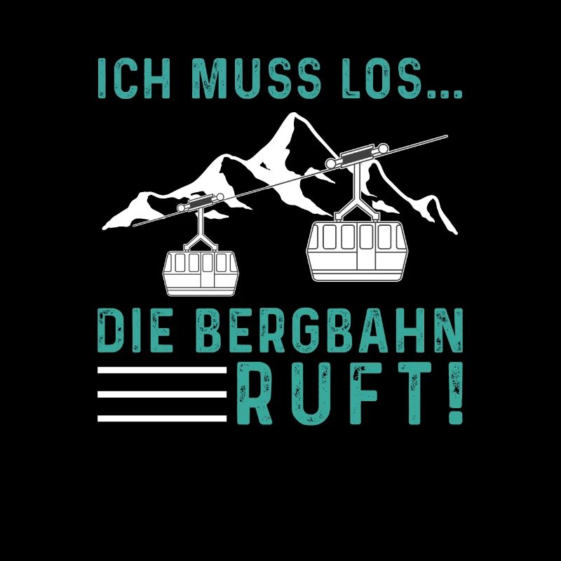 Ich muss los die Bergbahn Ruft Seilbahn Gondel