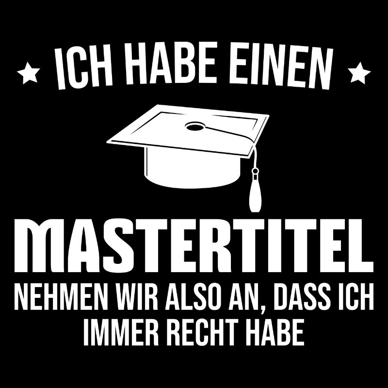 Mastertitel Abschluss Masterprüfung Master